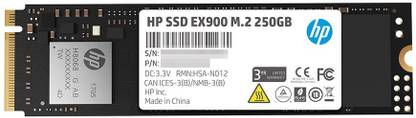 HP EX900 250GB NVME 250 GB Laptop Black PCIe NVMe Internal Solid State Drive (SSD) (2YY43AA#ABC)