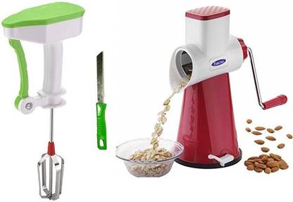 Ecodex Rotary Grater Slicer And Power Free Hand Kitchen Tool Set