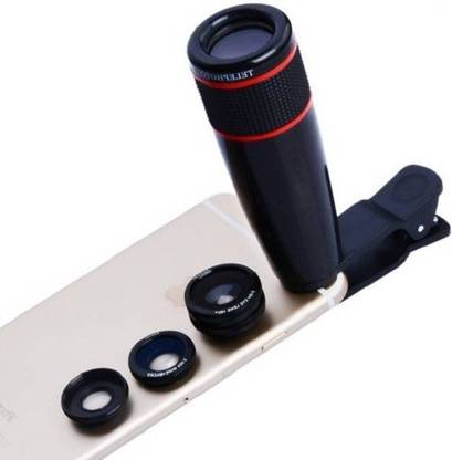EWELL 12x Zoom Mobile Phone Telescope Camera Lens with Adjustable Clip and DSLR Blur Background Effect for All Smart Phones Mobile Phone Lens