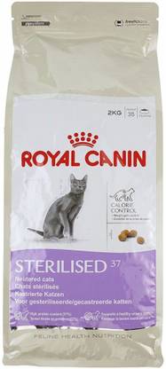 RC Royal Canin Sterilised 37 Adult Cat Food,2kg Rice, Vegetable 2 kg Dry Adult Cat Food