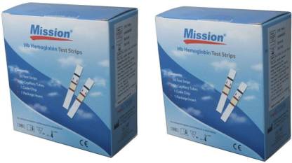 Mission HB (Hemoglobin) 100 Strips Ph Test Strip