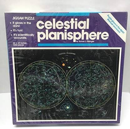 Great American Puzzle Factory Celestial Planisphere; 1000 pc Glow In the Dark Jigsaw Puzzle