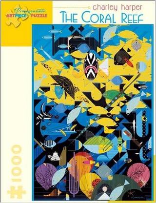 पोमेग्रेनेट Charley Harper - the Coral Reef: 1,000 Piece Puzzle