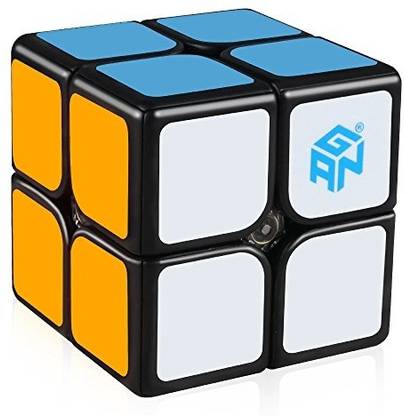 D-Fantix GAN 249 V2 M 2x2 Speed Cube Magnetic Gans 249 V2 M 2x2x2 Magic Cube Puzzle Black Core