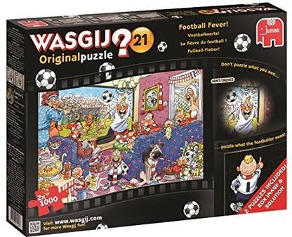 Jumbo Wasgij Original 21 Football Fever Jigsaw Puzzle (2x1000 Piece)