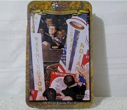 Serendipity Puzzle Co., Inc. Norman Rockwell: A Time For Greatness - 500Pc Jigsaw Puzzle