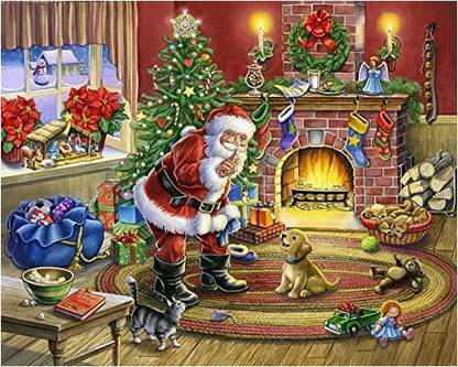 Vermont Christmas Company No Barking Christmas Jigsaw Puzzle 1000 Piece