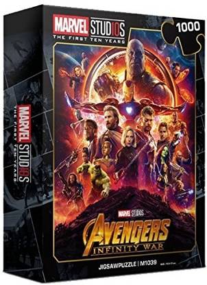Puzzlelife 1000Piece Jigsaw Puzzle MARVEL Avengers Infinity War 10th Edition II