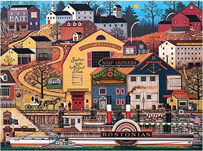 Buffalo Games - Charles Wysocki - The Bostonian - 1000 Piece Jigsaw Puzzle