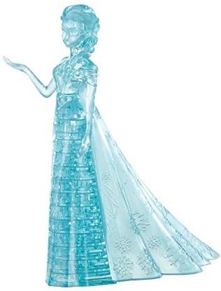 Bepuzzled Original 3D Crystal Elsa Frozen Puzzle (32 Piece), Blue
