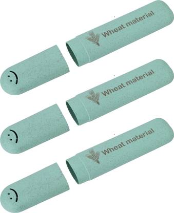 Gkamp Anti Bacterial Toothbrush Case GH 1332 Green Pack Of 3 Toothbrush Case