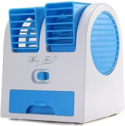 FELICAR Mini Portable Dual Blower Water and Ice Cooling Air Conditioner Fan USB Air Cooler
