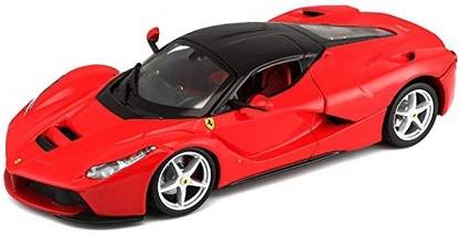 Bburago Ferrari Race and Play LaFerrari 124 Scale Diecast Model Vehicle Red