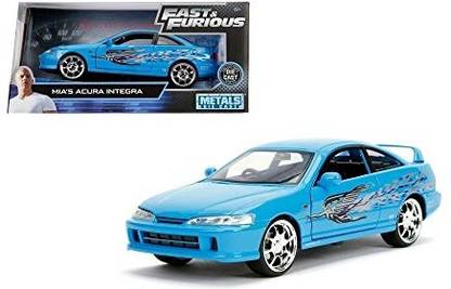Jada 1 24 WB Metals Fast Furious Mias Acura Integra Blue 30739