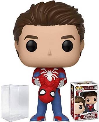 Funko Pop SpiderMan Video Game Unmasked SpiderMan Peter Parker Vinyl Figur