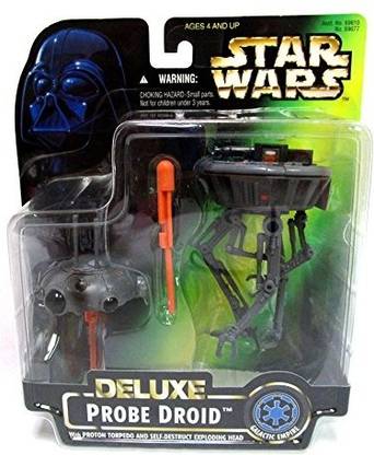 STAR WARS Deluxe Probe Droid With Proton Torpedo SelfDestruct Exploding Head