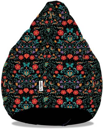 Flipkart SmartBuy XXL Tear Drop Bean Bag Cover  (Without Beans)