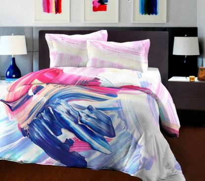 Bombay Dyeing Cotton King Flat 240 TC Printed Bedsheet