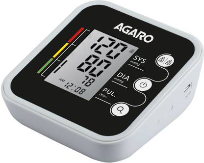 AGARO Automatic Digital Blood Pressure Monitor (Includes Carry Bag & Batteries)/ bp-501 Bp Monitor
