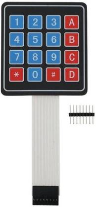Technical hut MO14 4x4 Matrix Keypad Membrane Switch Arduino, Arm and Other MCU Electronic Components Electronic Hobby Kit