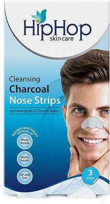 HipHop Skincare Charcoal Nose Strips (Men) - Blackhead Remover