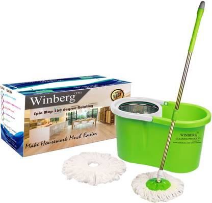 Winberg Bucket Mop with wheel Mop Set
