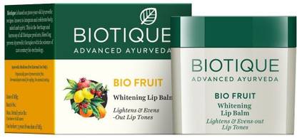 BIOTIQUE Bio Fruit Whitening Lip Balm, 12g Bio fruit