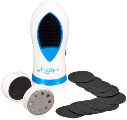 V&G V&G Pedi Spin Callus Remover Massager (White/Blue)