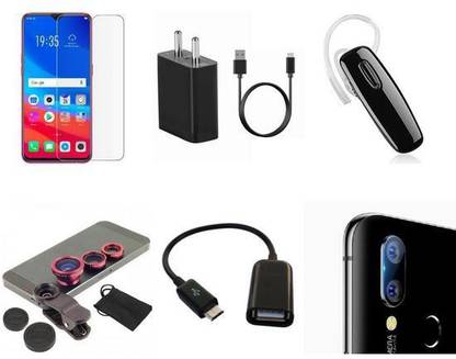Mudshi Screen Protector Accessory Combo for Realme 2