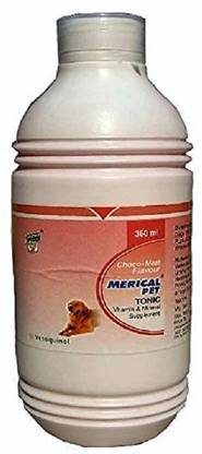 Vetoquinol Merical Pet Tonic - Vitamin, Calcium & Mineral Supplement 360 ml For Dogs Pet Health Supplements
