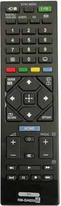 LipiWorld RM-GA025 Remote Control Compatible for  LCD LED TV with 3D Function Sony Remote Controller