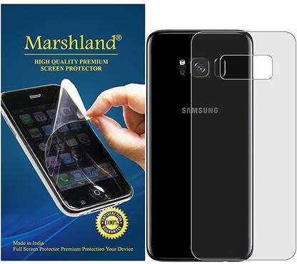 MARSHLAND Back Screen Guard for Samsung Galaxy S8 Plus, Matte Finish Back Screen Protector Flexible Anti Scratch Bubble Free, Transparent