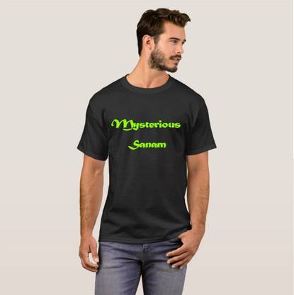 Printed Men Black T-Shirt