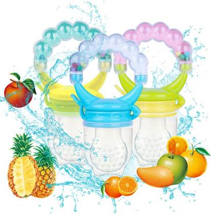 Mukky Fresh Fruit Vegetables Food Nibbler Cum Rattle Teether Rattle Teether