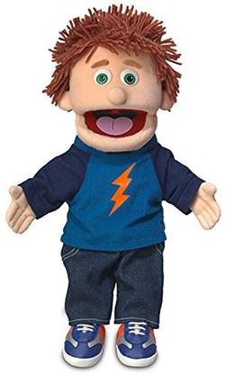 Silly Puppets 14" Tommy, Peach Boy, Hand Puppet Hand Puppets