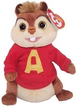 TY Alvin Plush (Alvin and the Chipmunks the Squeakquel) Hand Puppets