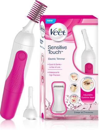 Veet Sensitive Touch Expert Trimmer 45 min  Runtime 4 Length Settings