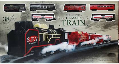 Crazy Toys Most New Catena Classic Train (Classic Train Set- 38 Pieces)