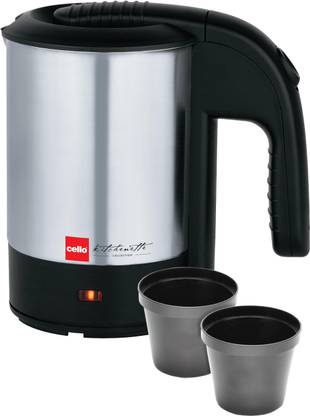 cello Quick Boil 700 Electric Kettle (0.5 L, Black, Silver) Electric Kettle