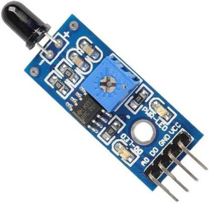 Technical hut IR Flame Sensor Module Detector Flame sensor Security Circuit and Motion Detector Electronic Hobby Kit