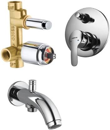 Essco Jaquar Group Diverter Set with Concealed, Spout (with Button for Hand Shower) and Exposed Part ki Diverter Faucet