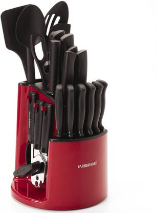 Farberware Farberware 30-Piece Spin N Store Knife and Kitchen Utensil Set Kitchen Tool Set
