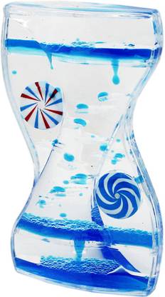 Tootpado Floating Liquid Motion Bubble Drop Timer - Novelty & Fun Toy Calm & Relaxing Desk Toy - (4DER173) Plastic Paper Weights  with Plastic