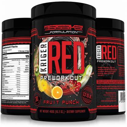 BERSERKER FORMULATION KRIGER RED Pre-Workout
