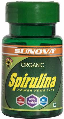 SUNOVA Spirulina 60 Capsules