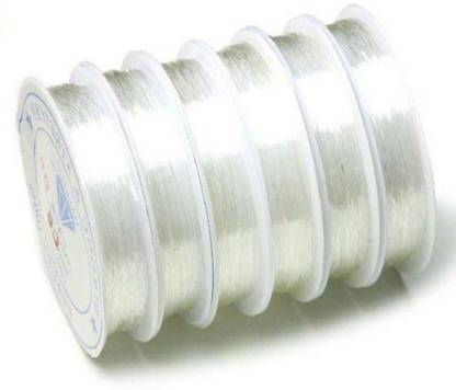 DIY Crafts Stretchy Elastic Rope Transparent String Cord (6 Pcs Roll)