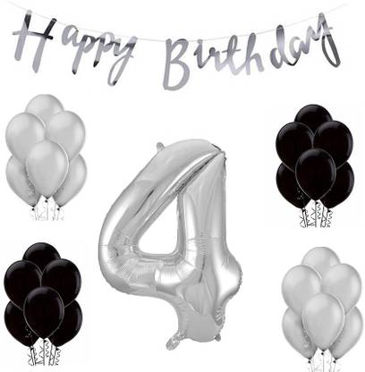 Tiank Innovation Combo for Birthday Party Decoration(4 Number Combo)