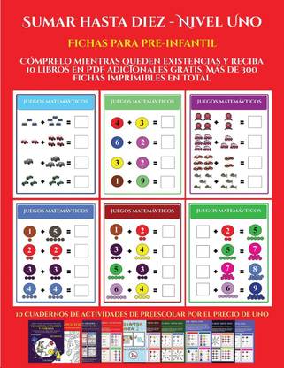 Fichas para pre-infantil (Sumar hasta diez - Nivel Uno)