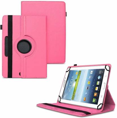 TGK Flip Cover for Samsung Galaxy Tab 3 7.0 4G LTE SM-T215/360 Degree Rotating Universal Case with 3 Camera Hole