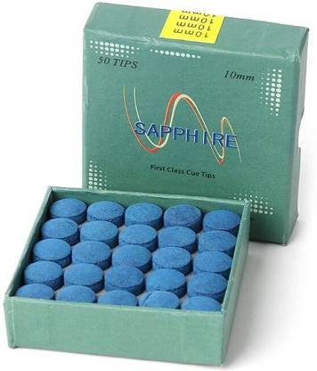 JBB Snooker, Billiard and Pool Cue Tip Box (50 Pieces) in 10 mm Size For all Billiard Snooker, Pool Cue Stick